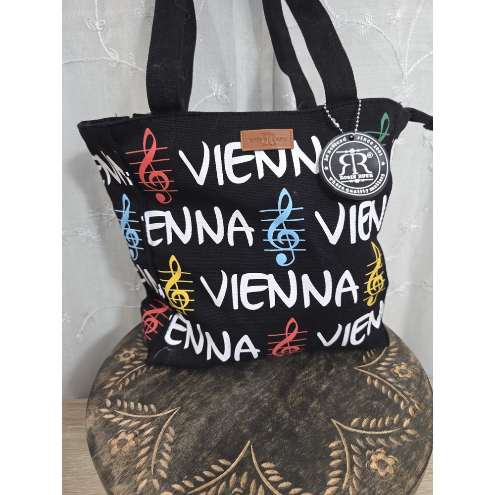 Robin Ruth Limited Edition VIENNA Black Shoulder Bag Purse